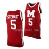andrew stewart red college basketball 2022 23replica jersey scaled