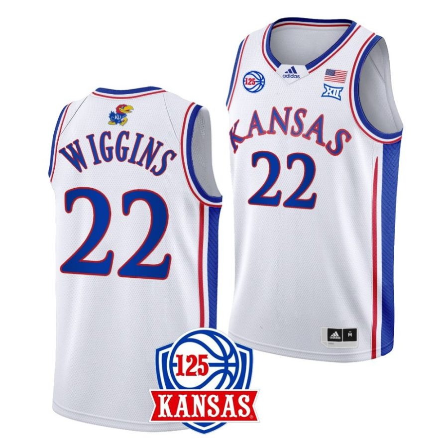 andrew wiggins kansas jayhawks 2022 23125th year homewhite jersey scaled