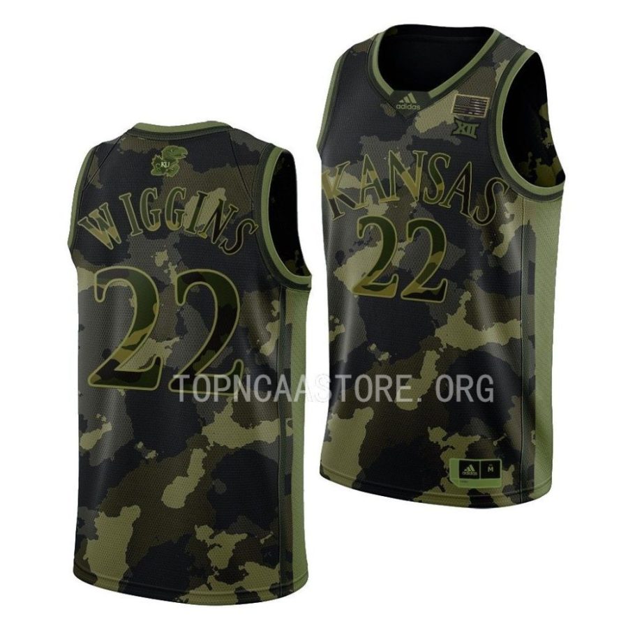 andrew wiggins kansas jayhawks 2023 salute to service basketball jersey scaled