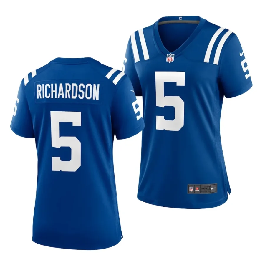 anthony richardson royal indianapolis colts2023 nfl draft women jersey scaled