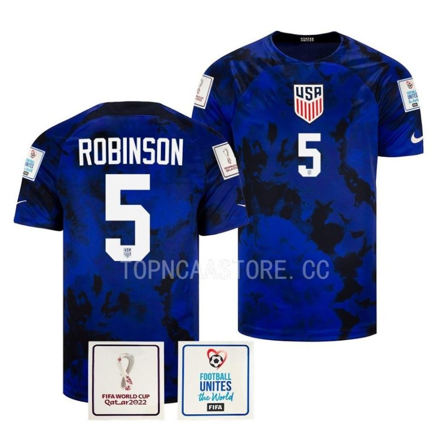 antonee robinson blue fifa world cup 2022qatar usmnt jersey scaled