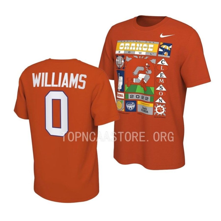 antonio williams orange 2022 orange bowl illustrated t shirts scaled
