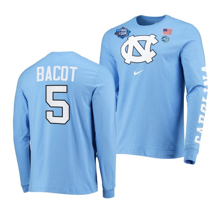 armando bacot long sleeve 2022 march madness final four blue shirt scaled