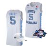 armando bacot white 2022 march madness final four north carolina tar heels jersey scaled