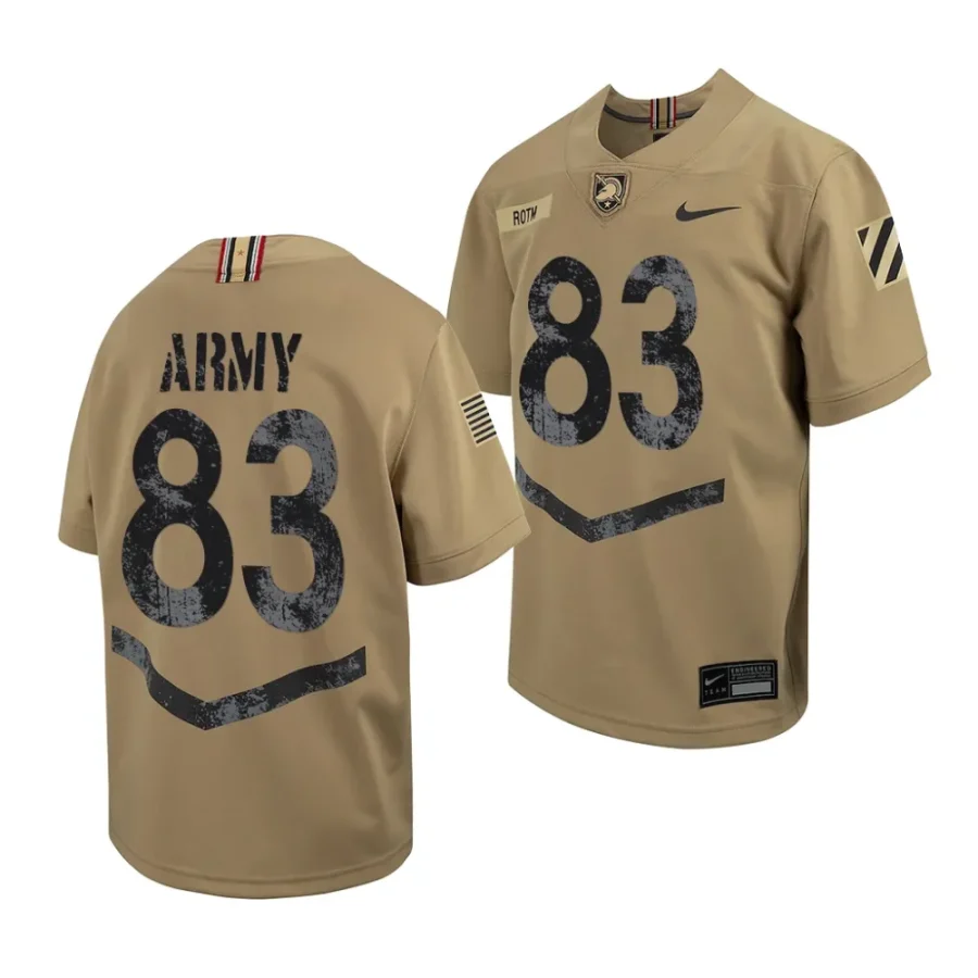 army black knights teddy williams youth tan 2023 rivalry collection jersey scaled