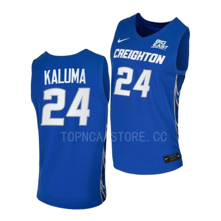 arthur kaluma creighton bluejays 2022 23college basketball replicaroyal jersey scaled