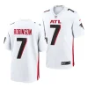 atlanta falcons bijan robinson white 2023 nfl draft game jersey scaled