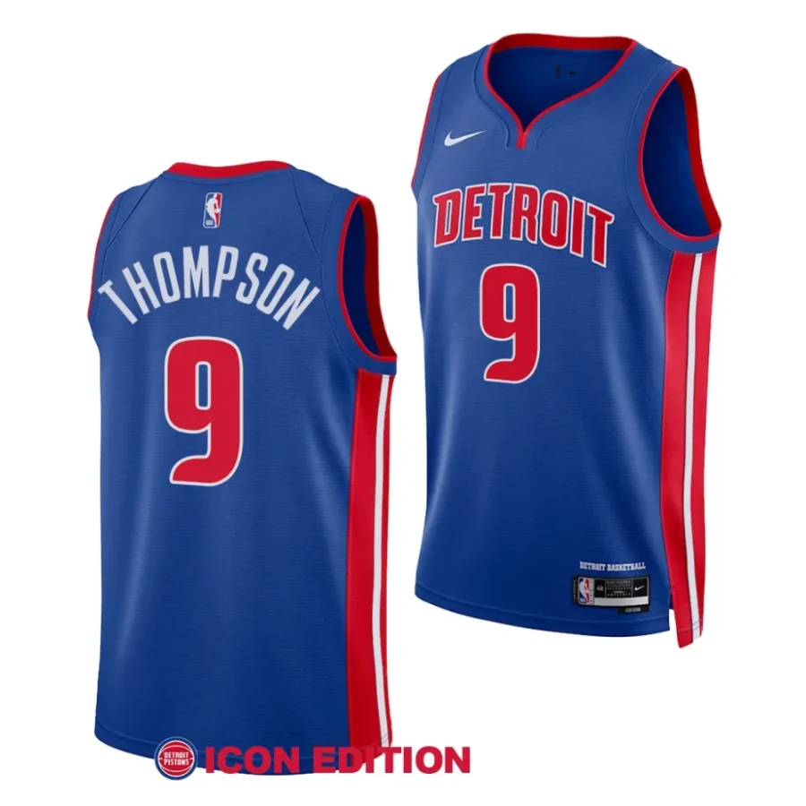 ausar thompson blue icon edition2023 nba draft pistons jersey scaled