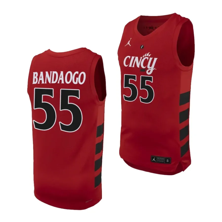 aziz bandaogo red college basketball 2023 24replica jersey scaled