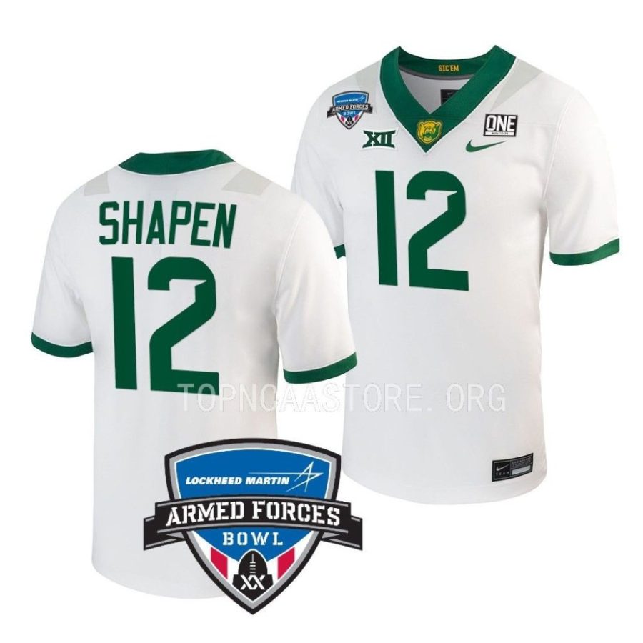 baylor bears blake shapen white 2022 armed forces bowl football jersey scaled
