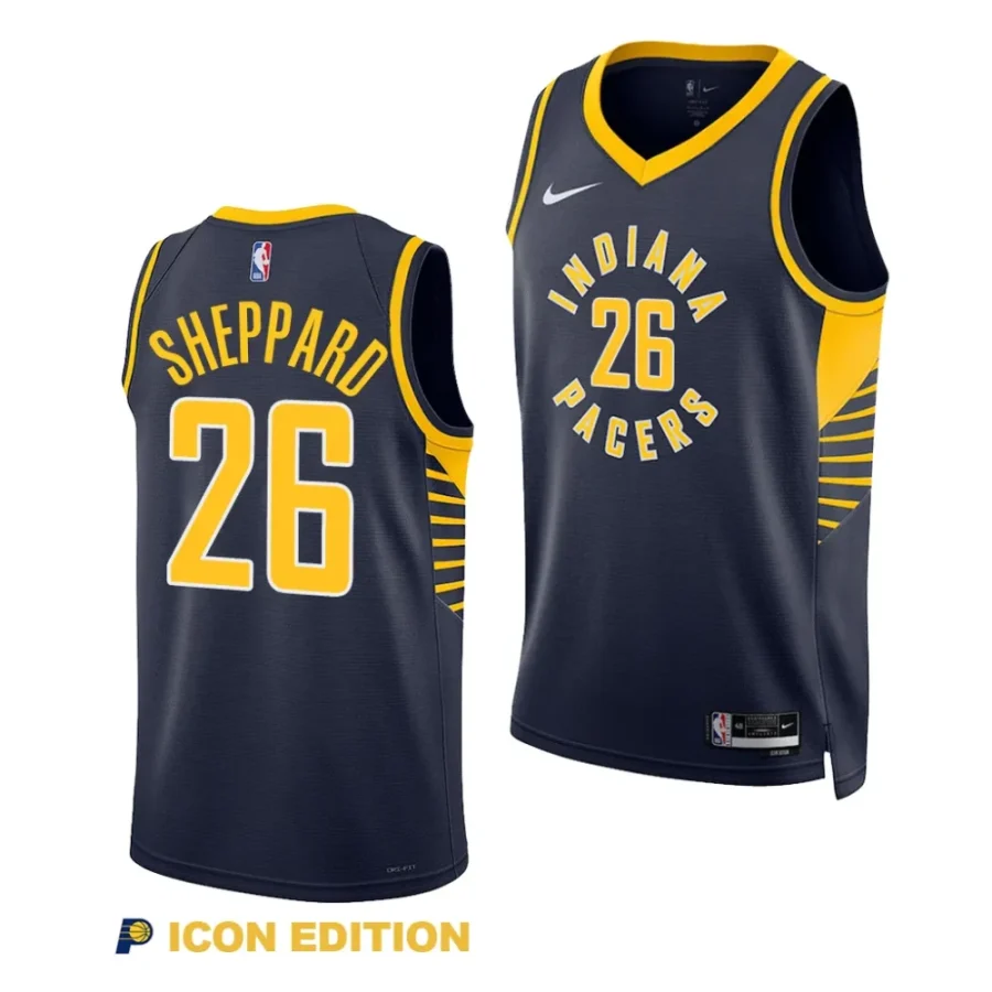 ben sheppard pacers 2023 nba draft navy icon edition men jersey scaled