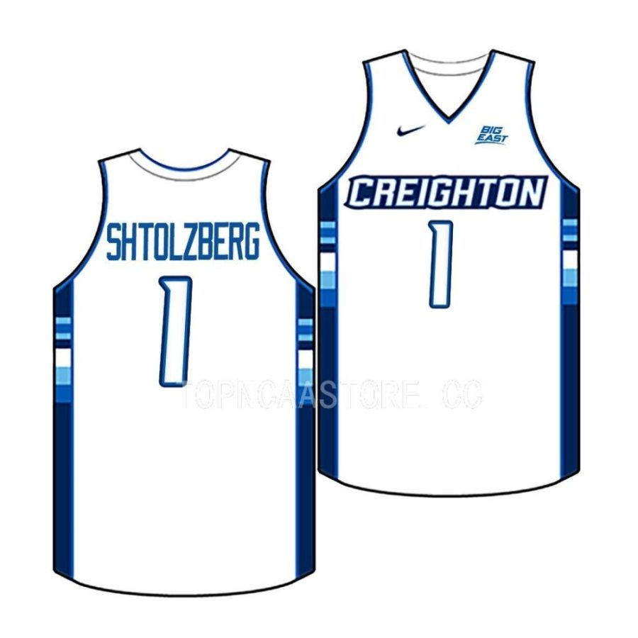 ben shtolzberg creighton bluejays 2022 23college basketball replicawhite jersey scaled