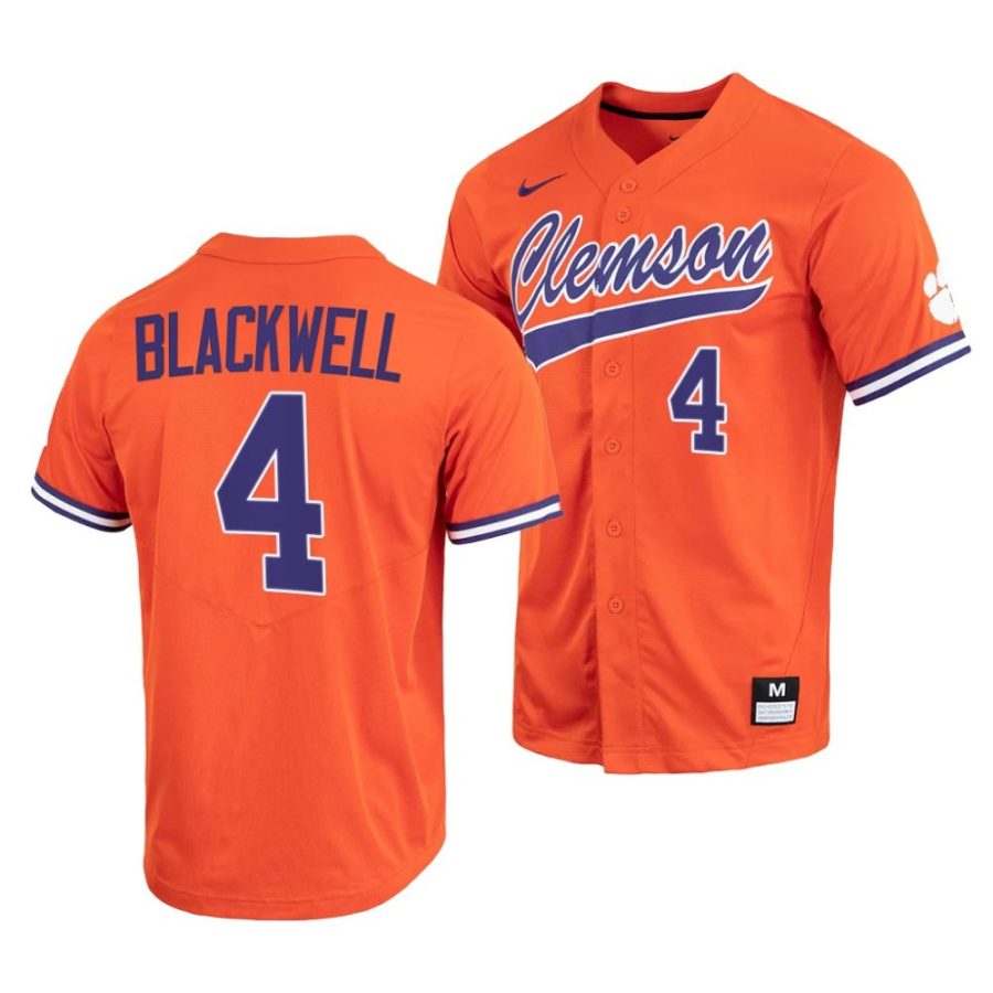 benjamin blackwell clemson tigers 2022college baseball menfull button jersey scaled