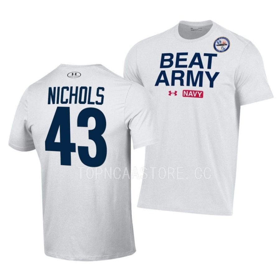 bijan nichols beat army 2022 special games white shirt scaled