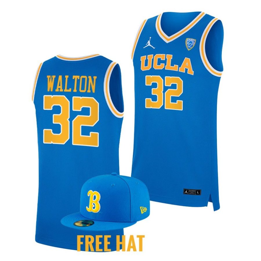 bill walton blue college basketball retired jersey scaled