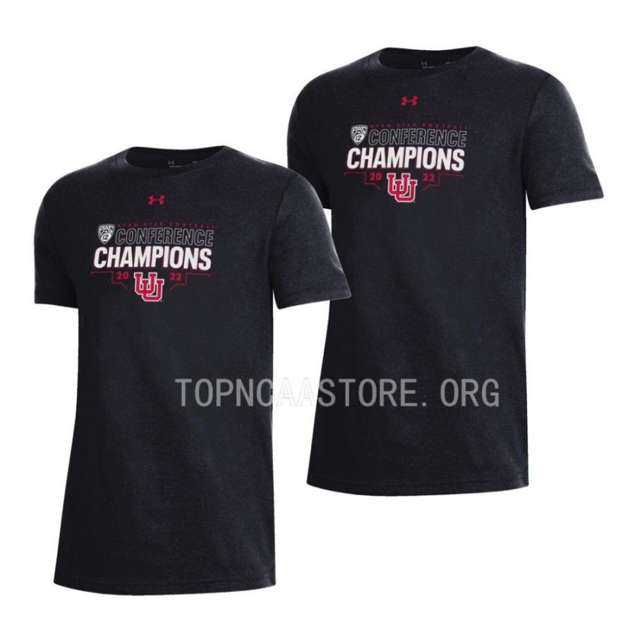 black 2022 pac 12 football champions youth t shirt scaled