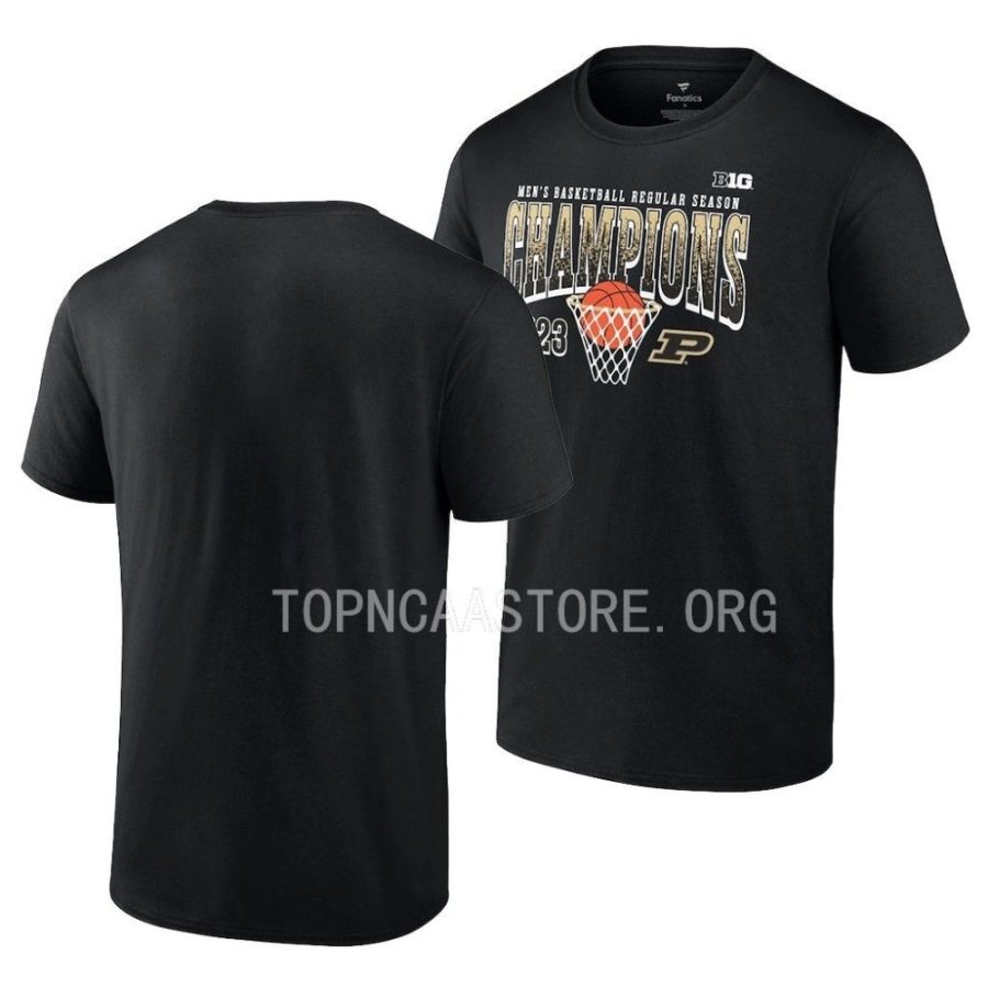 black 2023 big 10 mens basketball regular season champs purdue boilermakers men shirt scaled