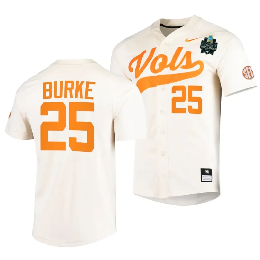 blake burke tennessee volunteers 2023 ncaa baseball college world series menomaha 8 jersey scaled