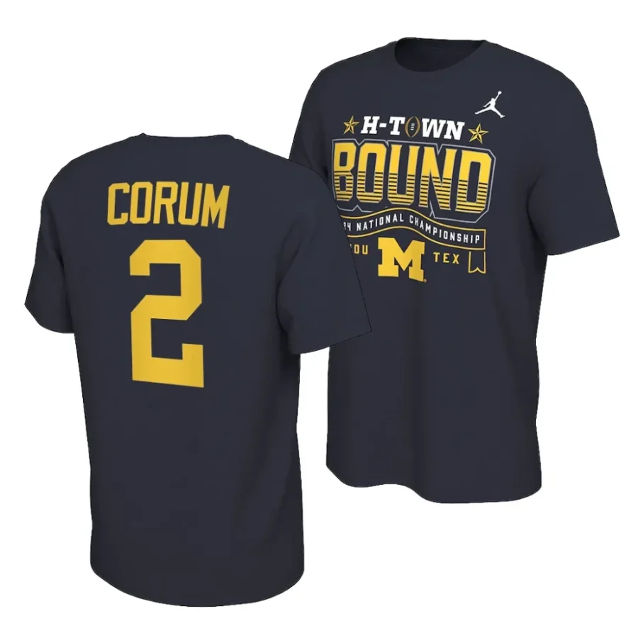 blake corum navy 2024 national championship cfbplayoff game t shirts scaled