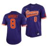 blake wright clemson tigers 2022college baseball menfull button jersey 0 scaled