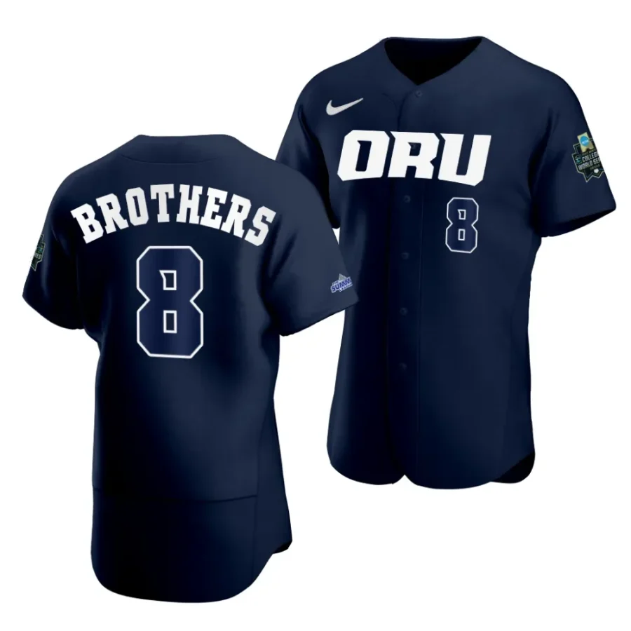 blaze brothers oral roberts golden eagles 2023 college world series menncaa baseball jersey scaled