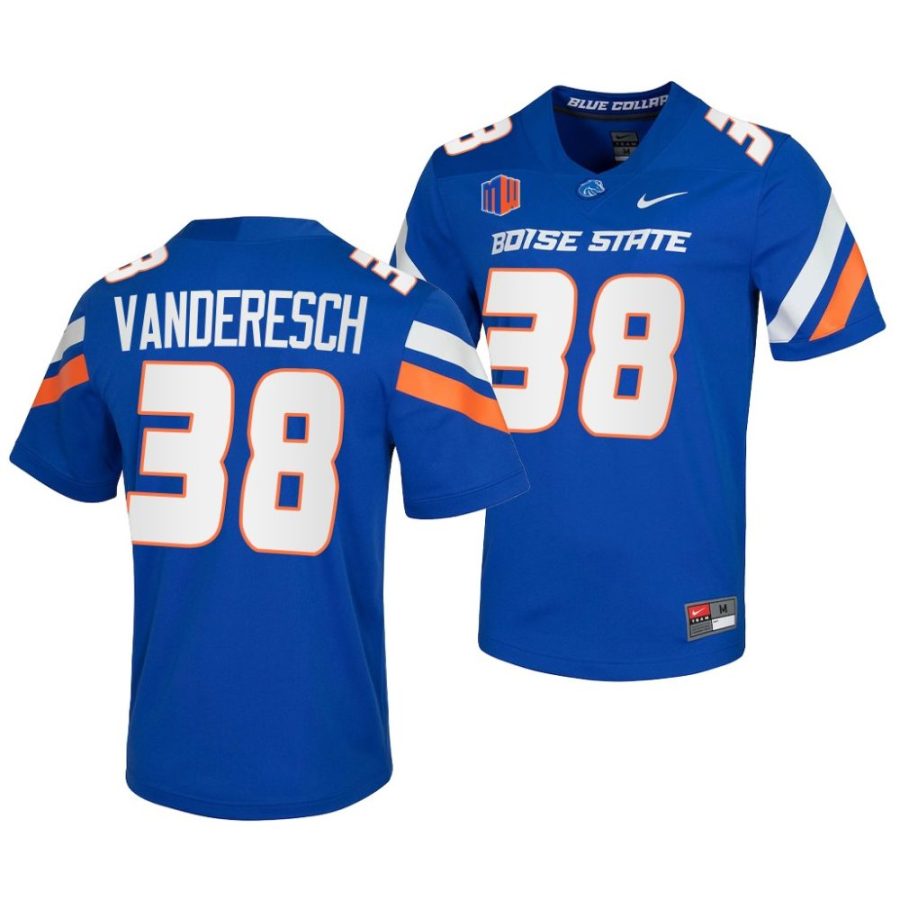 boise state broncos leighton vander esch royal untouchable game football jersey scaled