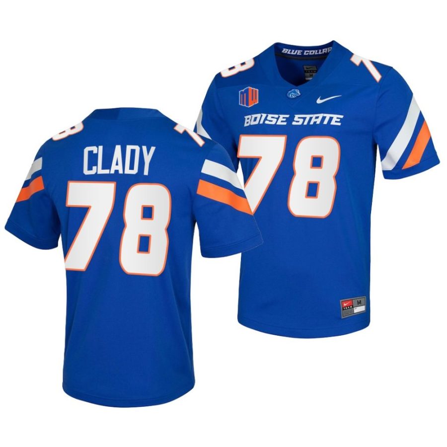 boise state broncos ryan clady royal untouchable game football jersey scaled