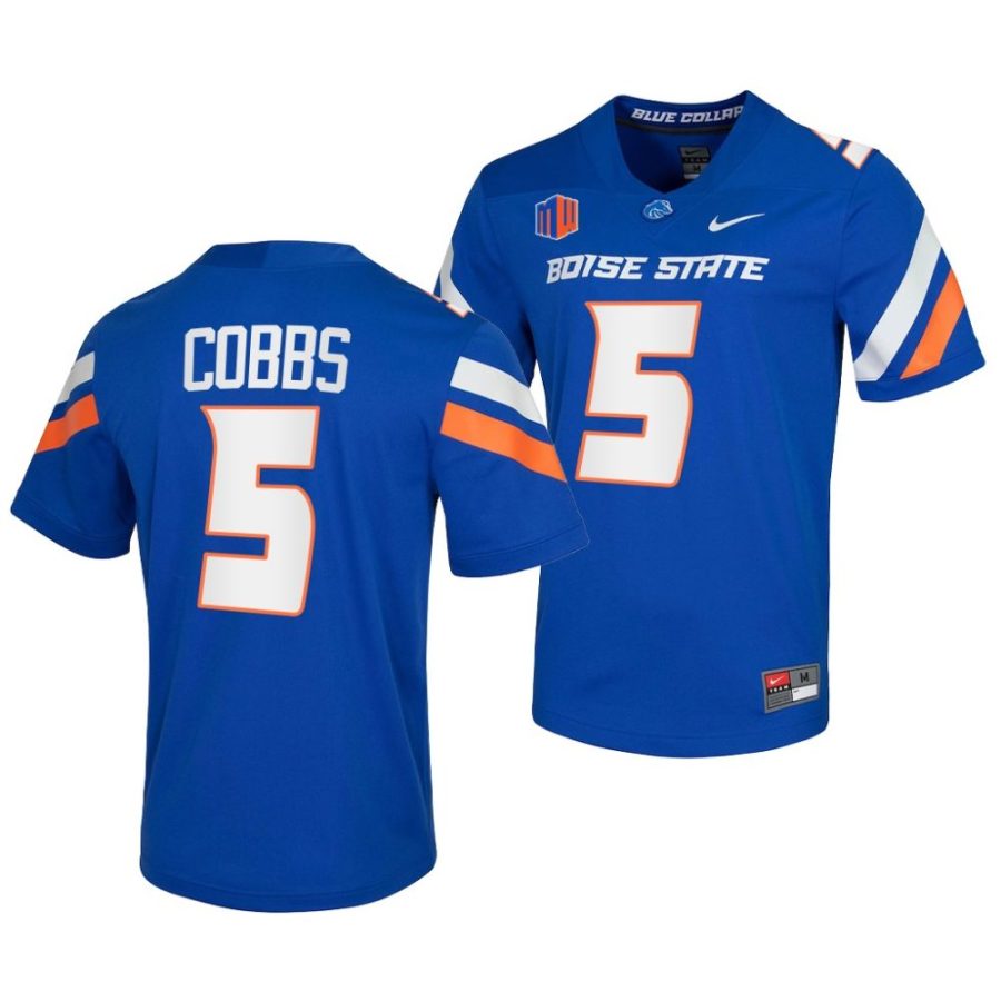 boise state broncos stefan cobbs royal untouchable game football jersey scaled