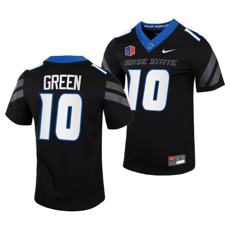 boise state broncos taylen green black untouchable football jersey scaled