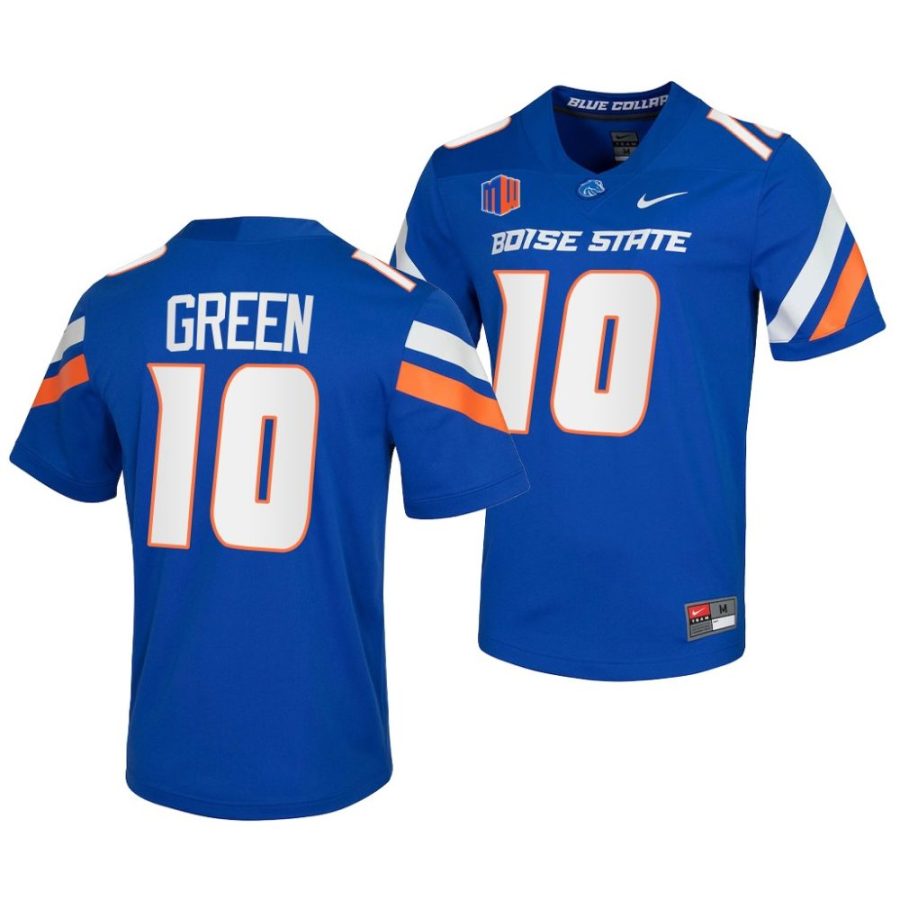boise state broncos taylen green royal untouchable game football jersey scaled