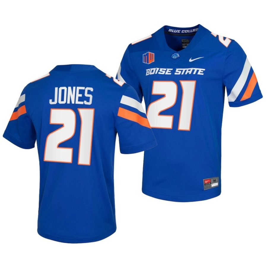 boise state broncos tyreque jones royal untouchable game football jersey scaled