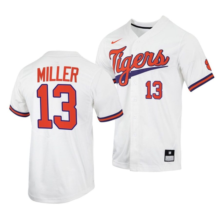 brad miller clemson tigers college baseball men jersey scaled