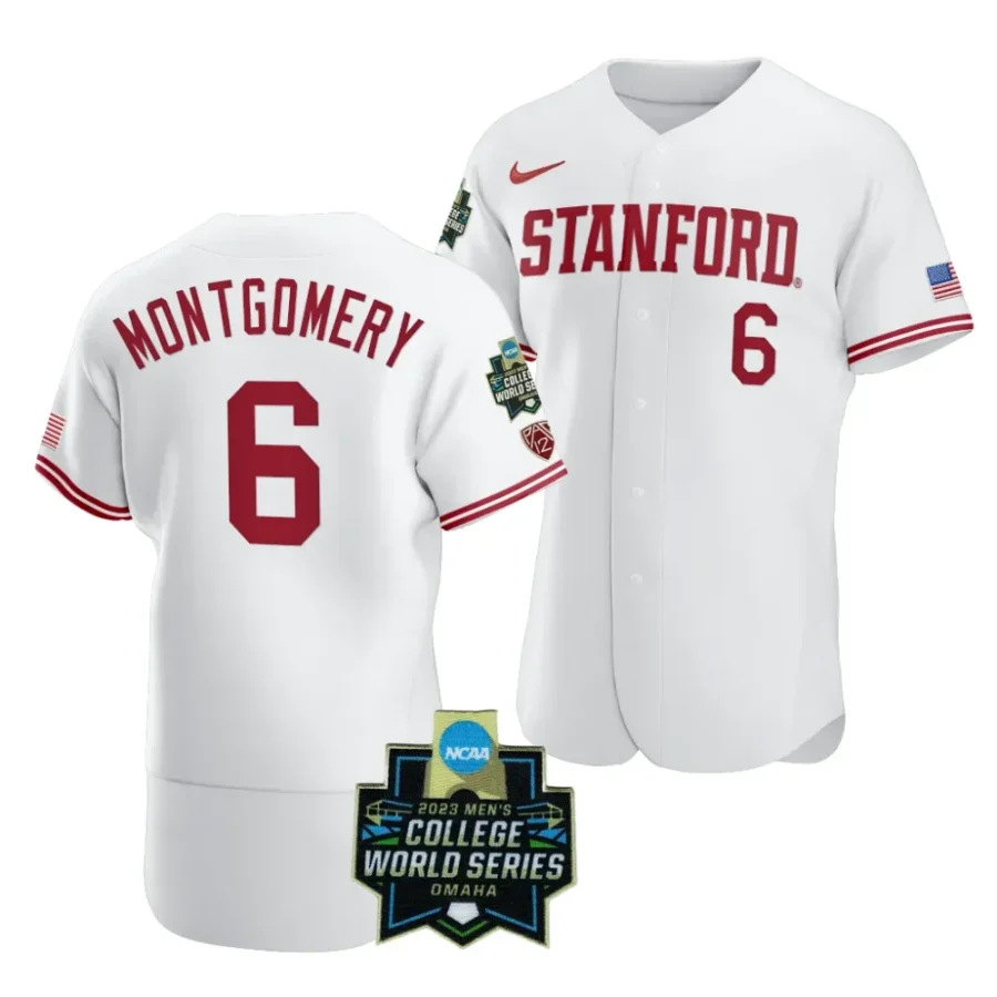 braden montgomery stanford cardinal 2023 ncaa baseball college world series menomaha 8 jersey scaled