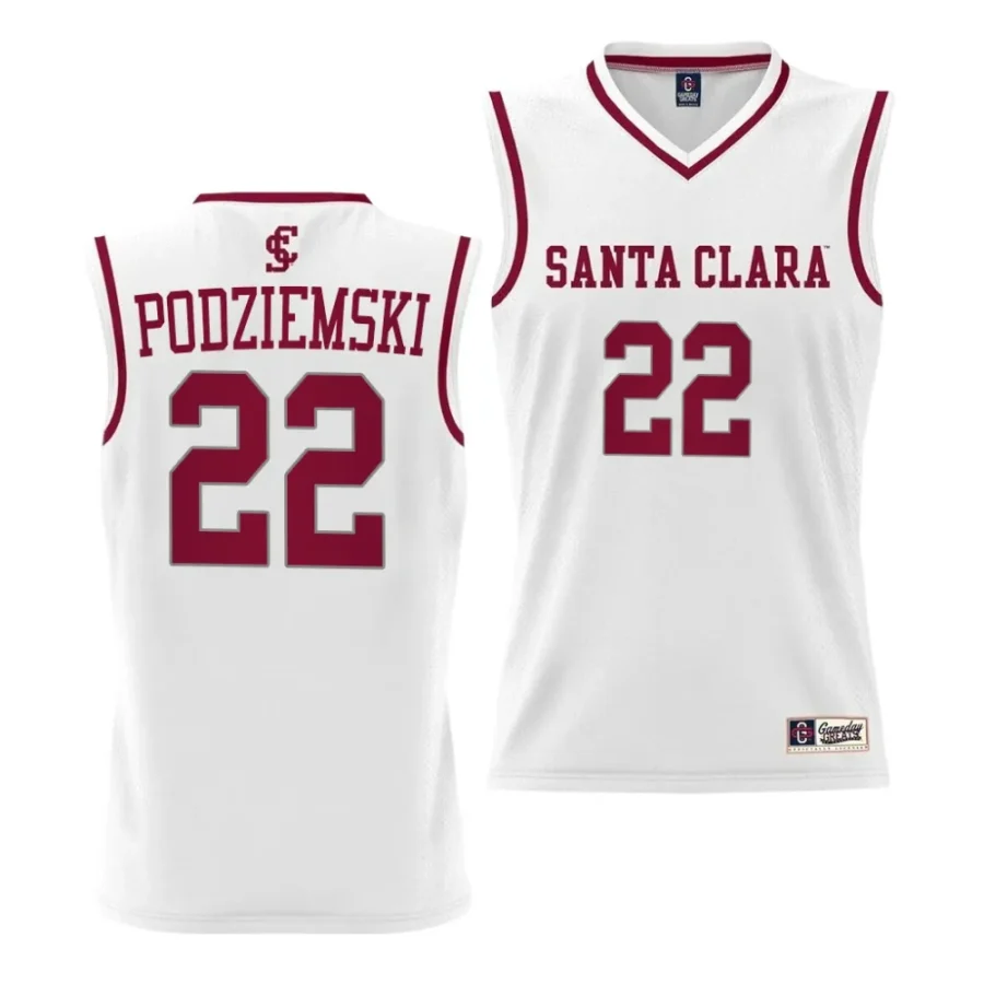 brandin podziemski santa clara blackcollege basketball 2023 nba draftmen jersey scaled