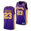 brandon johnson ecu pirates 2022 23college basketball purple jersey scaled