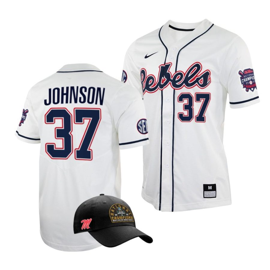 brandon johnson ole miss rebels 2022 college world series champions menfree hat jersey 0 scaled