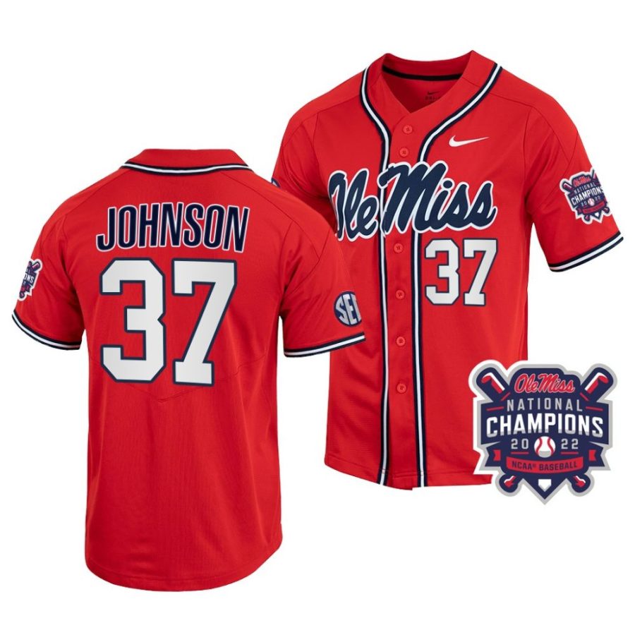 brandon johnson ole miss rebels 2022 college world series champions menncaa baseball jersey scaled