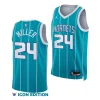 brandon miller hornets icon edition teal 2023 nba draft men jersey scaled
