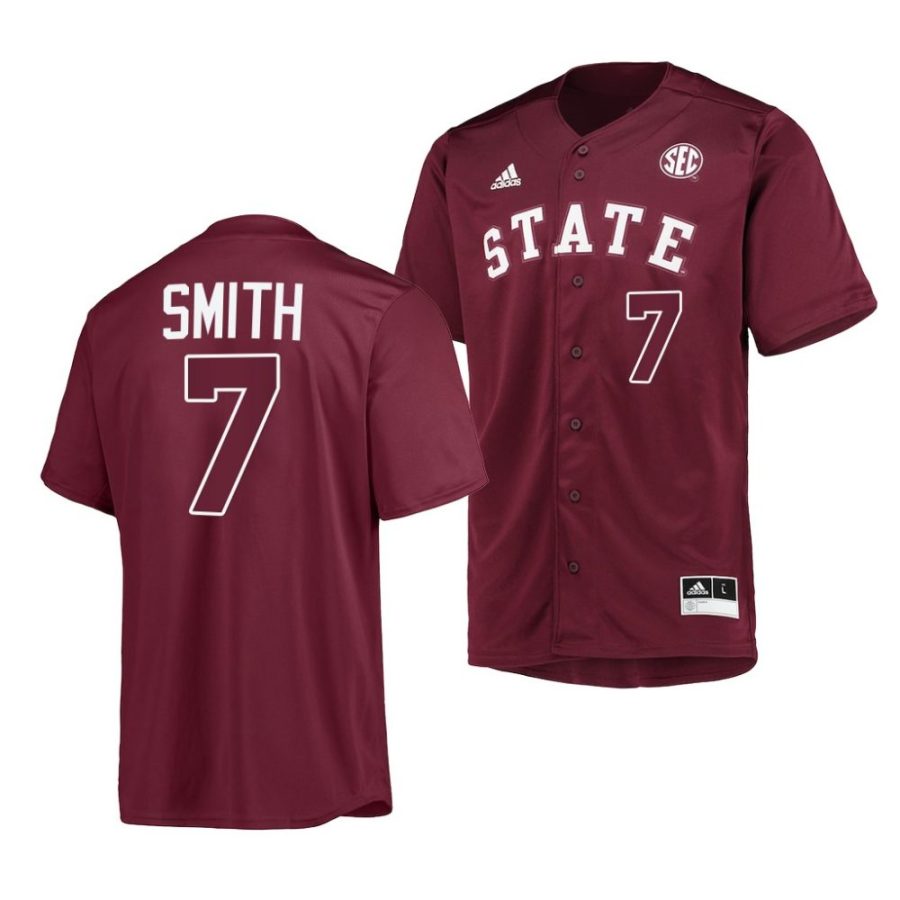 brandon smith mississippi state bulldogs college baseball menbutton up jersey scaled