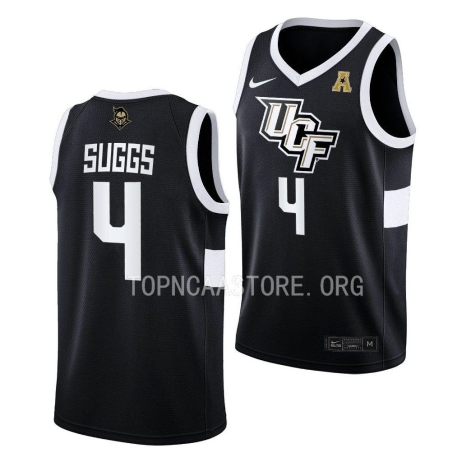 brandon suggs ucf knights 2022 23college basketball awayblack jersey scaled