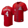 brendan summerhill red replica baseballfull button arizona wildcats jersey scaled