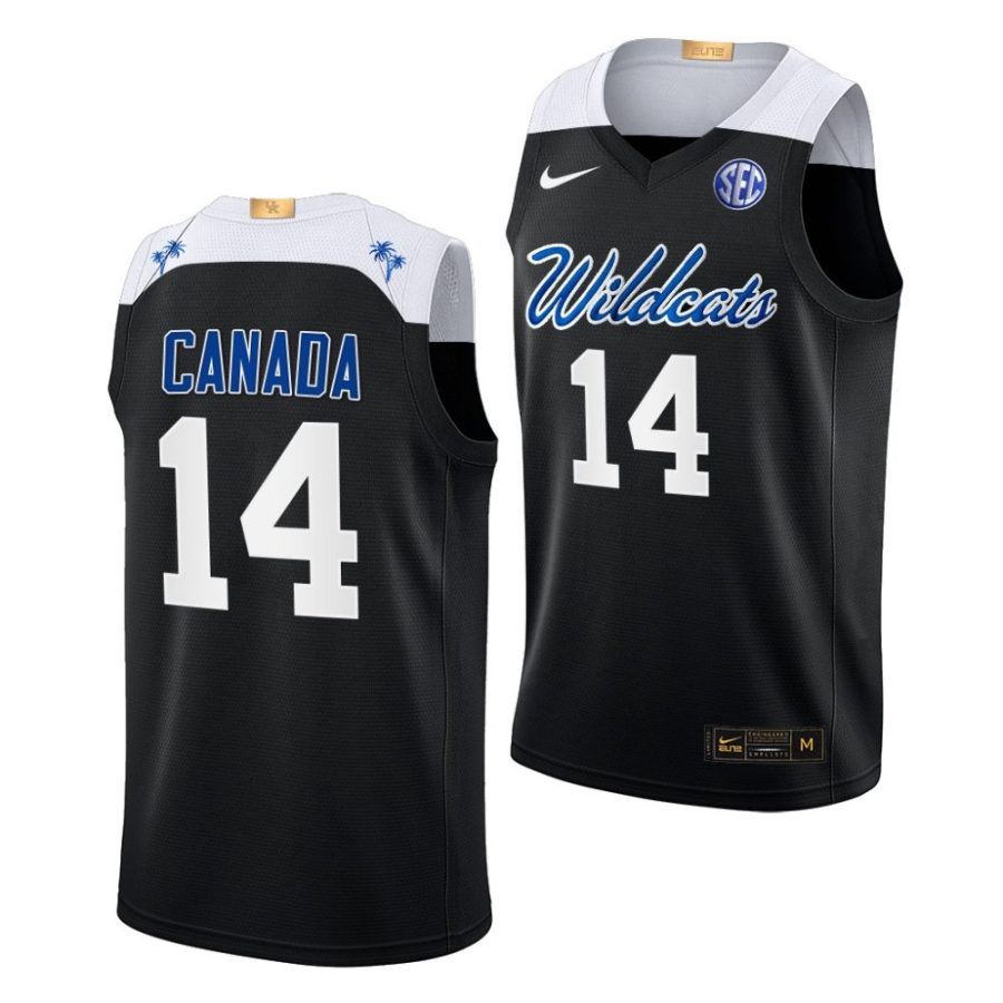 brennan canada kentucky wildcats 2022 23college basketball eliteblack jersey scaled