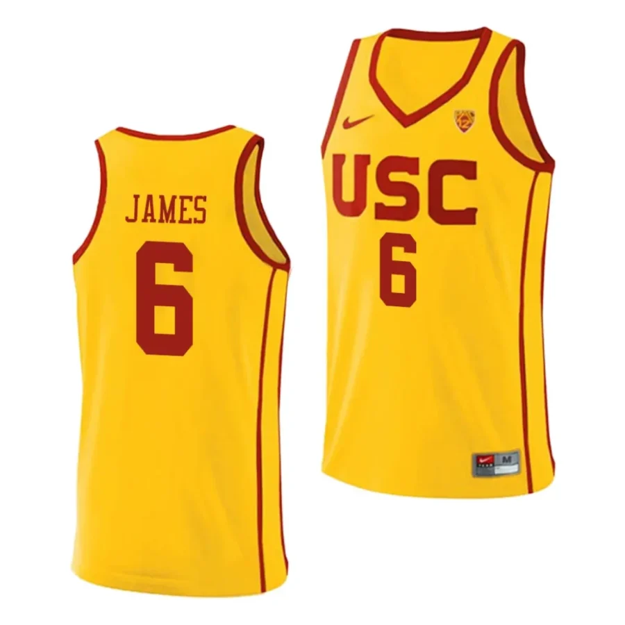 bronny james usc trojans goldcollege basketball replicamen jersey scaled