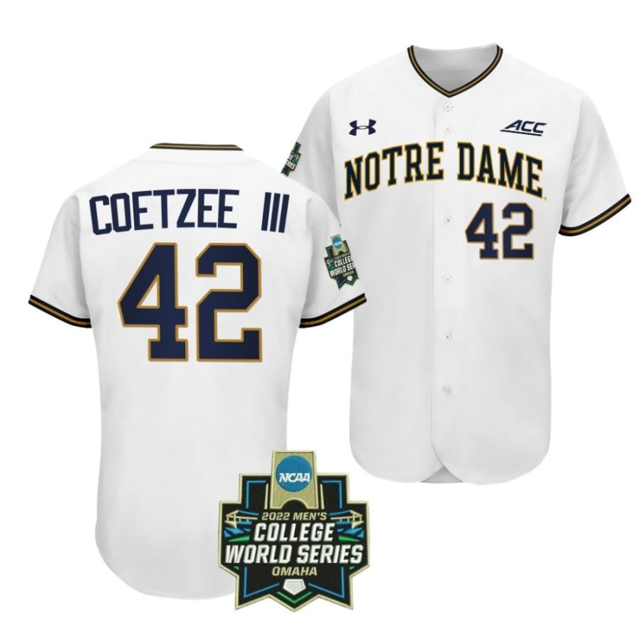 brooks coetzee iii notre dame fighting irish 2022 college world series menbaseball jersey scaled