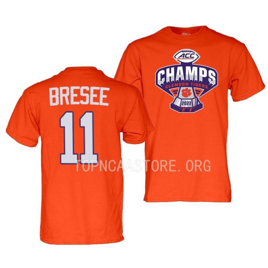 bryan bresee locker room 2022 acc football champs orange shirt scaled