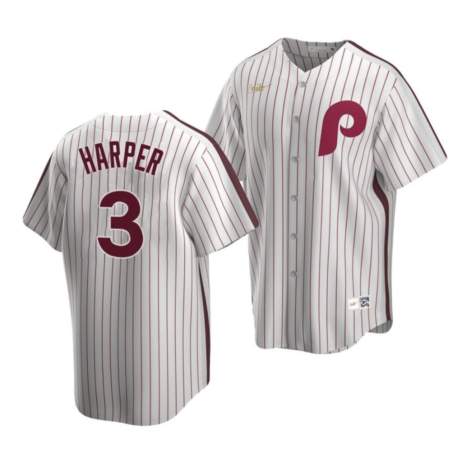 bryce harper phillies 2022cooperstown collection men'shome jersey scaled