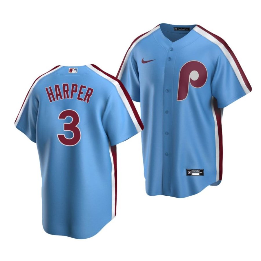 bryce harper phillies 2022cooperstown collection men'sroad jersey scaled