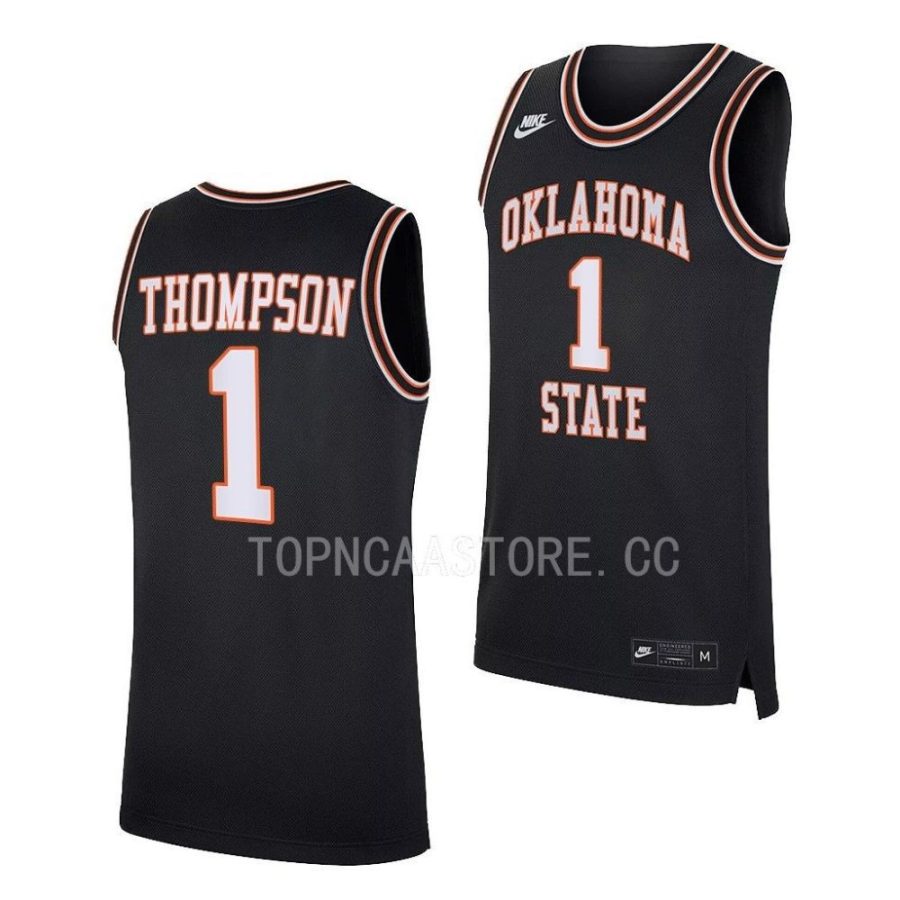 bryce thompson osu cowboys 2022 23retro basketball replicablack jersey scaled