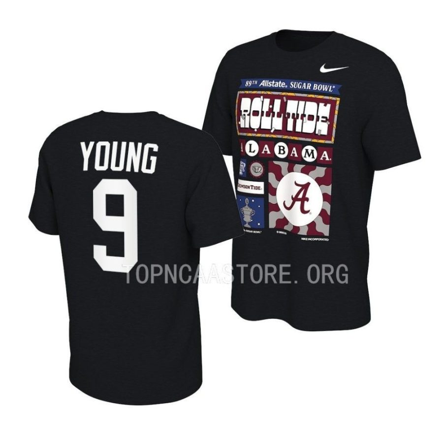 bryce young black 2022 sugar bowl mantra t shirts scaled