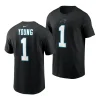bryce young player name number 2023 nfl draft first round pick black t shirts scaled